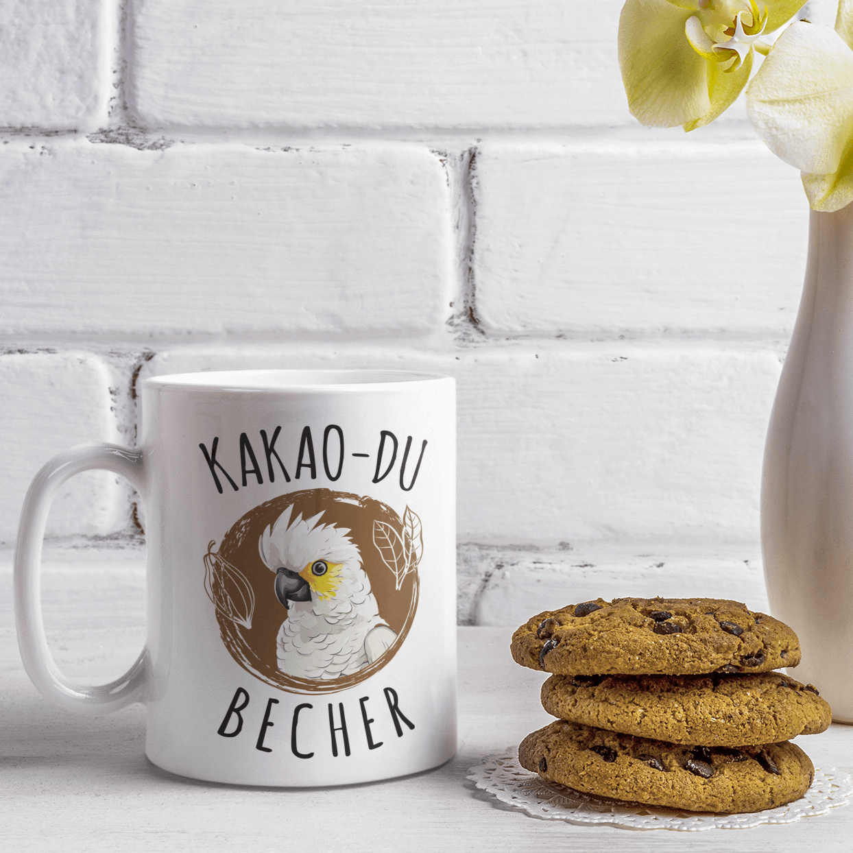 KAKAO-DU BECHER I FunPaw Keramiktasse 325ml