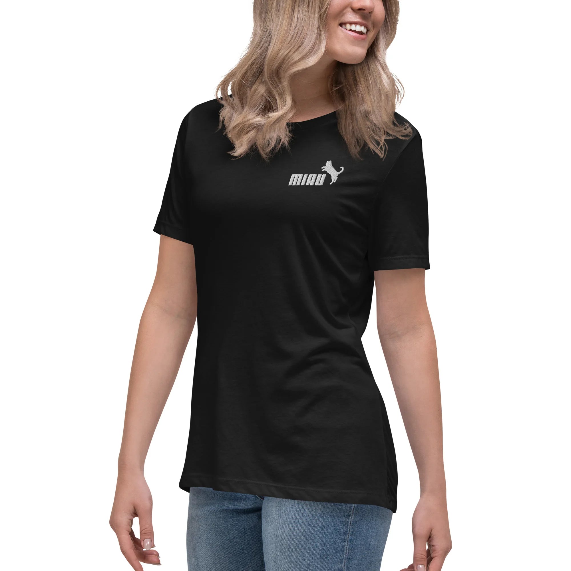 MIAU | Airlume-Baumwoll T-Shirt Damen