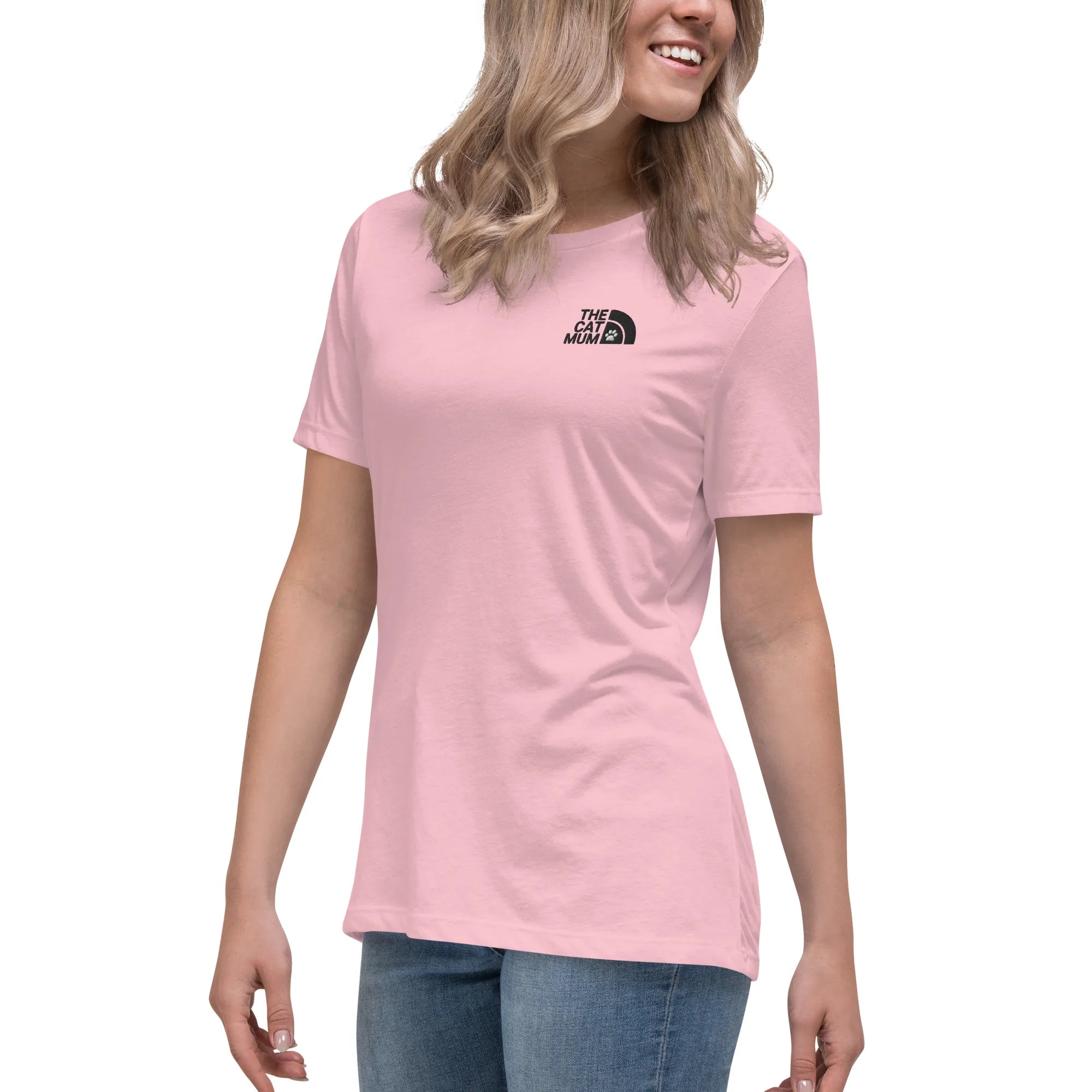 THE CAT MUM | Airlume-Baumwoll T-Shirt Damen