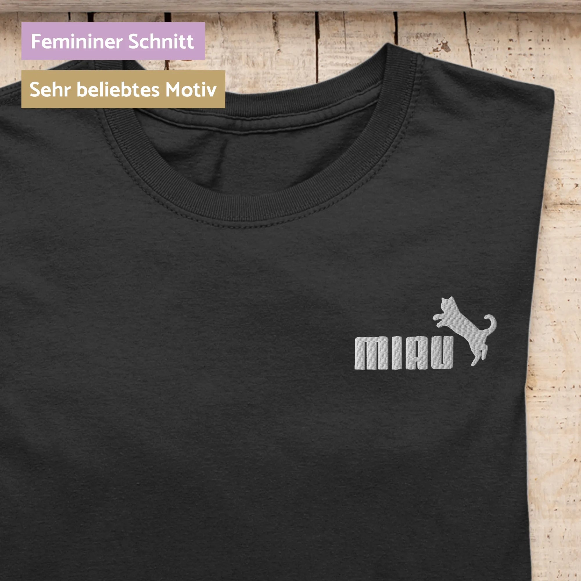 MIAU | Airlume-Baumwoll T-Shirt Damen