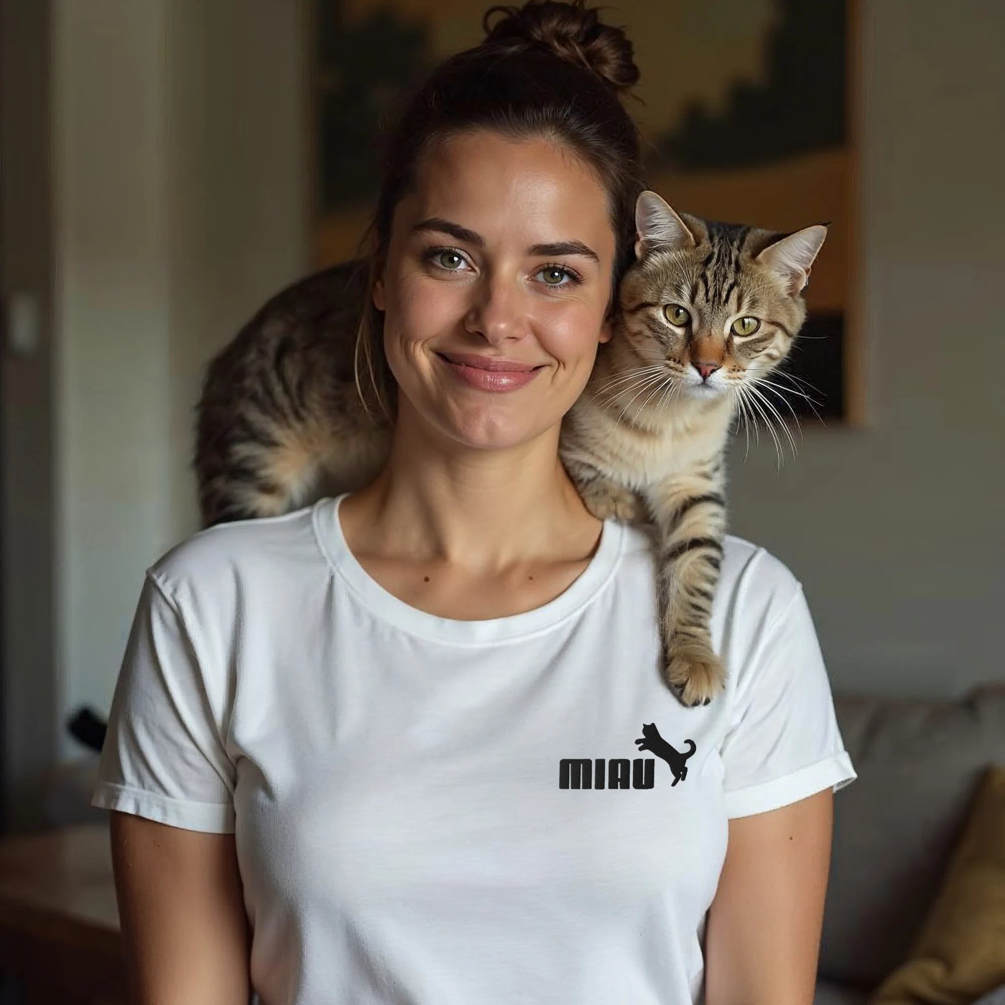 MIAU | Airlume-Baumwoll T-Shirt Damen
