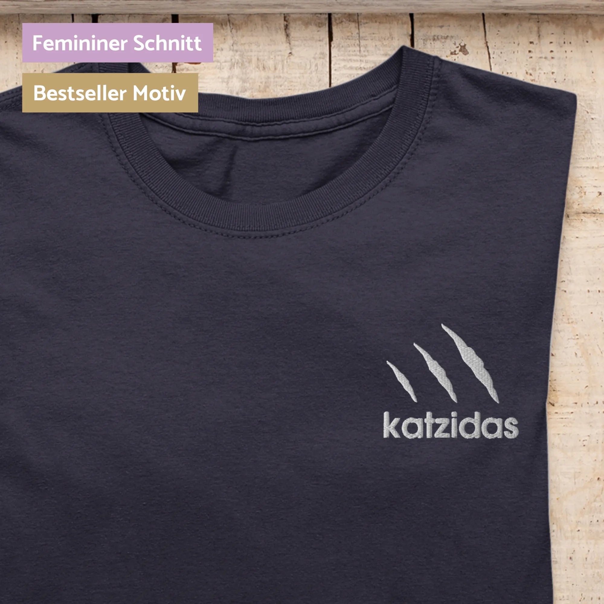 KATZIDAS | Airlume-Baumwoll T-Shirt Damen