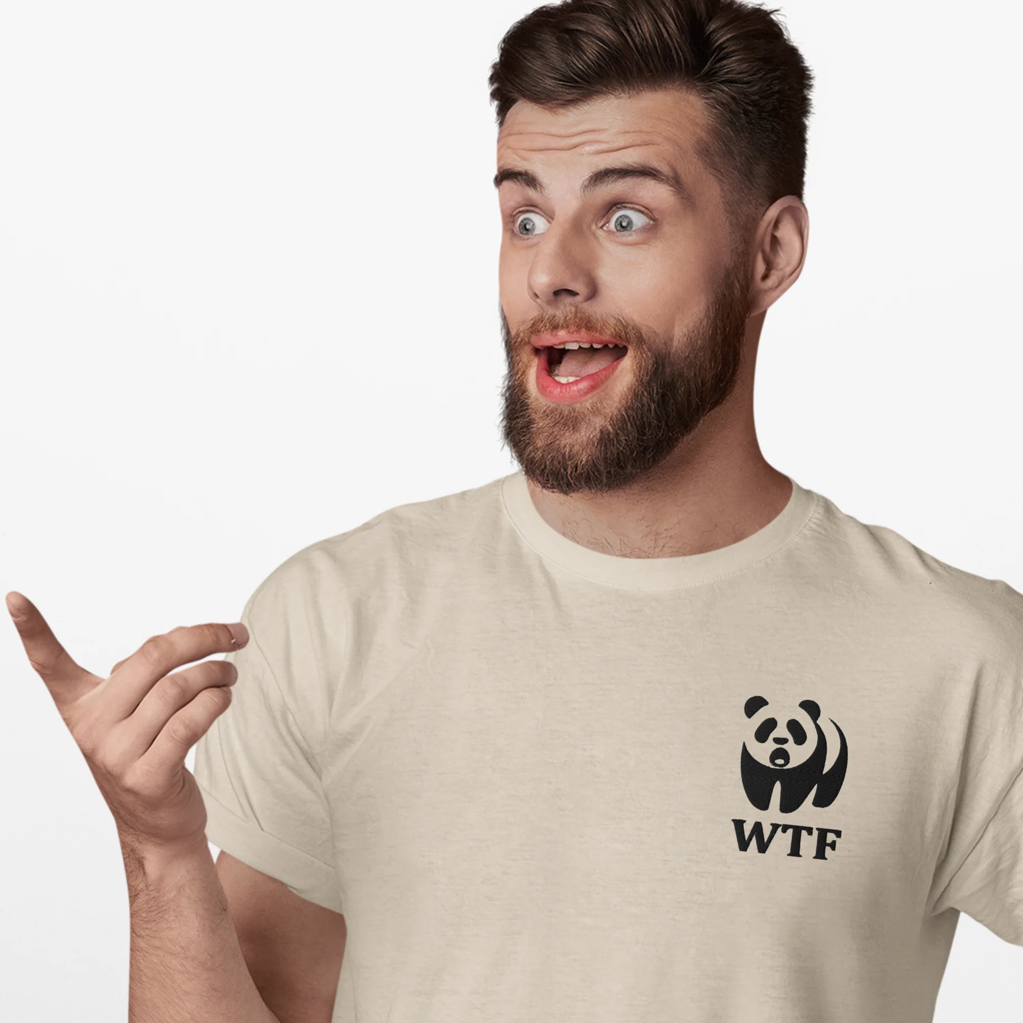 WTF PANDA I Bio Premium T-Shirt Unisex