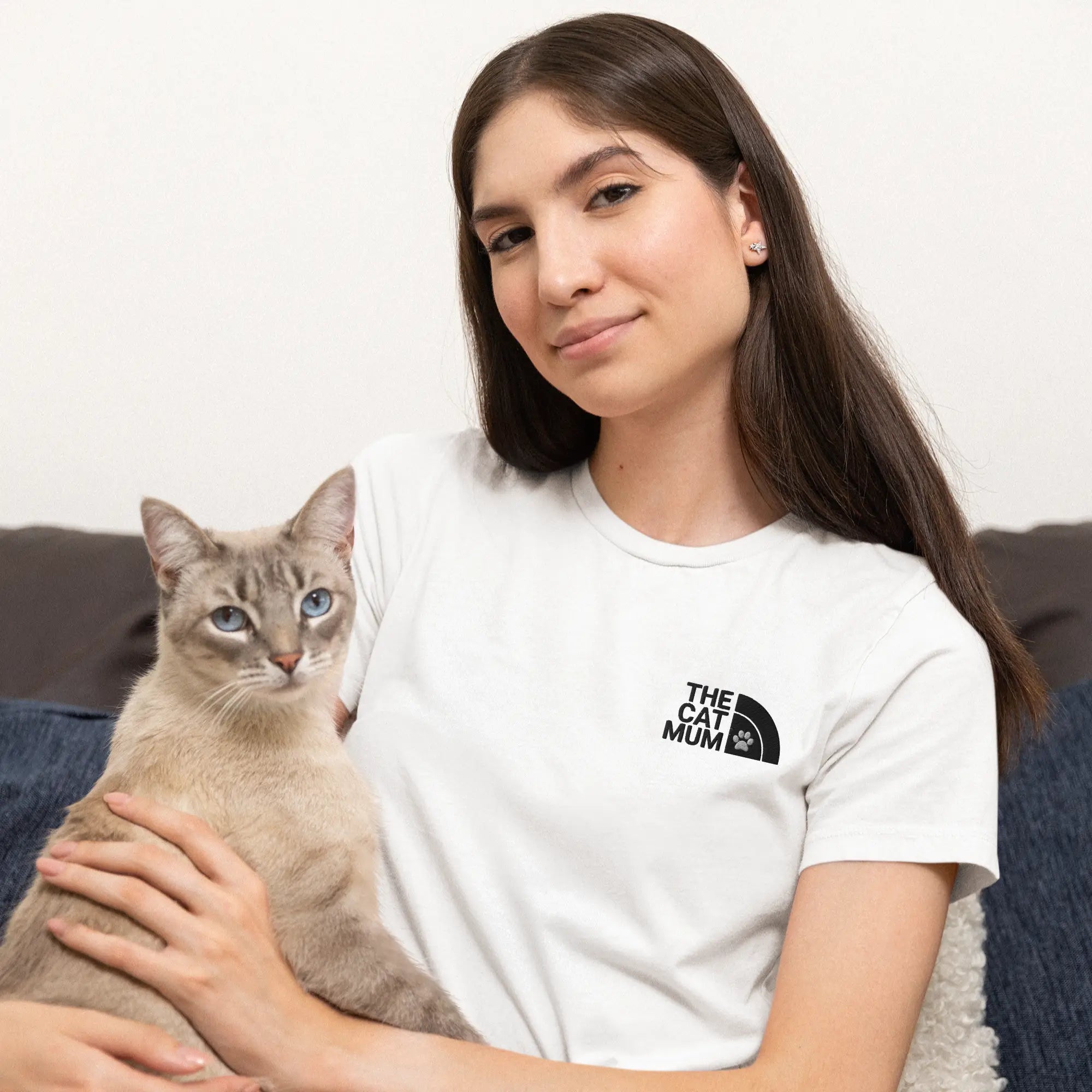 THE CAT MUM I Bio Premium T-Shirt Unisex