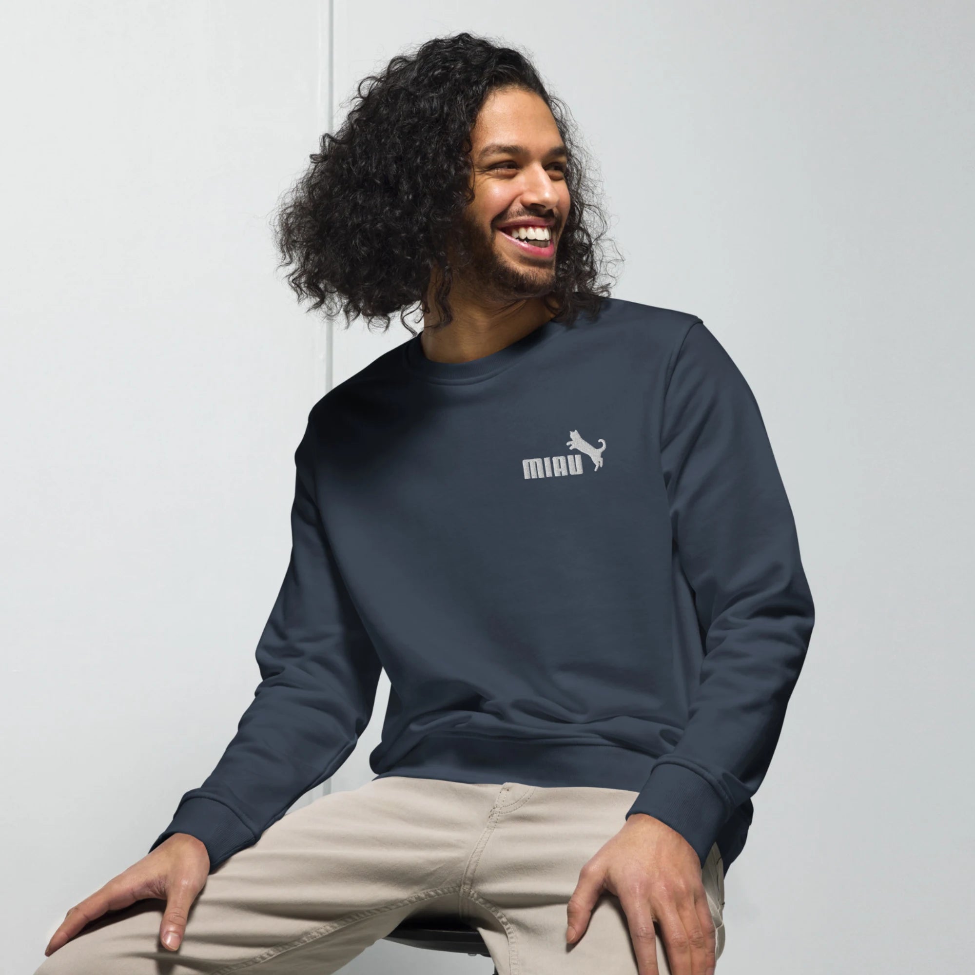 MIAU I Leichter Bio Pullover Unisex