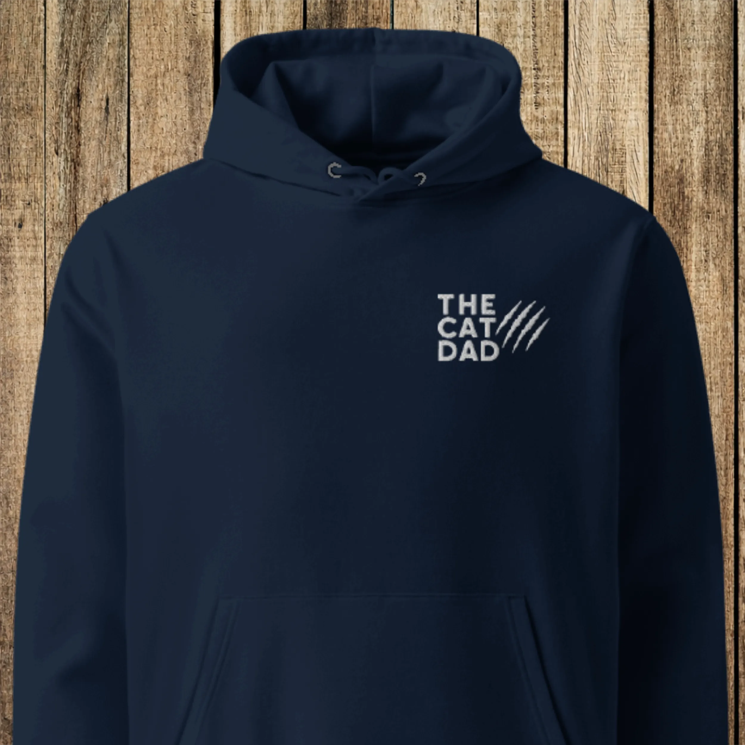THE CAT DAD_Kratzer | Bio Premium Hoodie