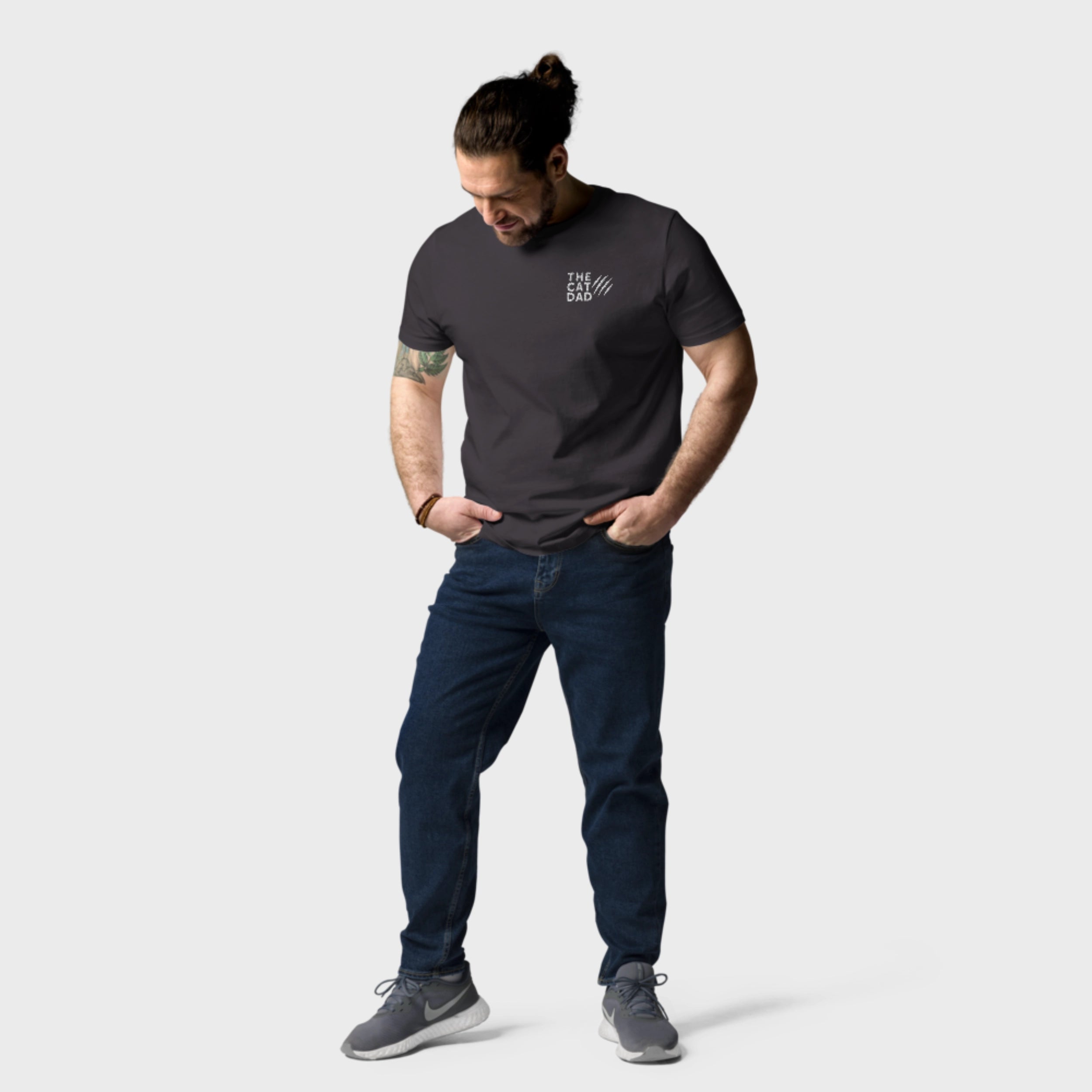 The Cat Dad_Kratzer | Bio Premium Shirt