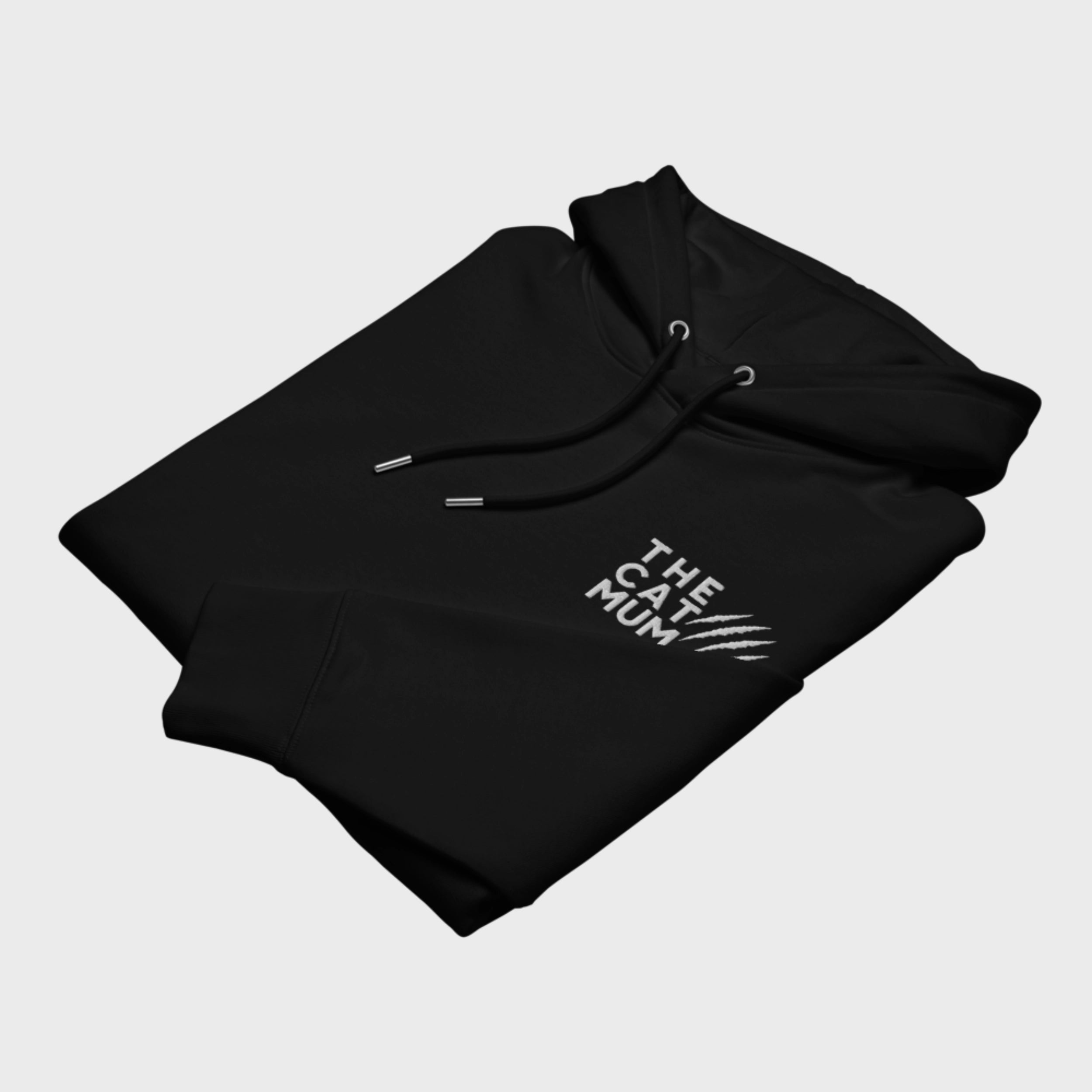 THE CAT MUM_Kratzer | Bio Premium Hoodie