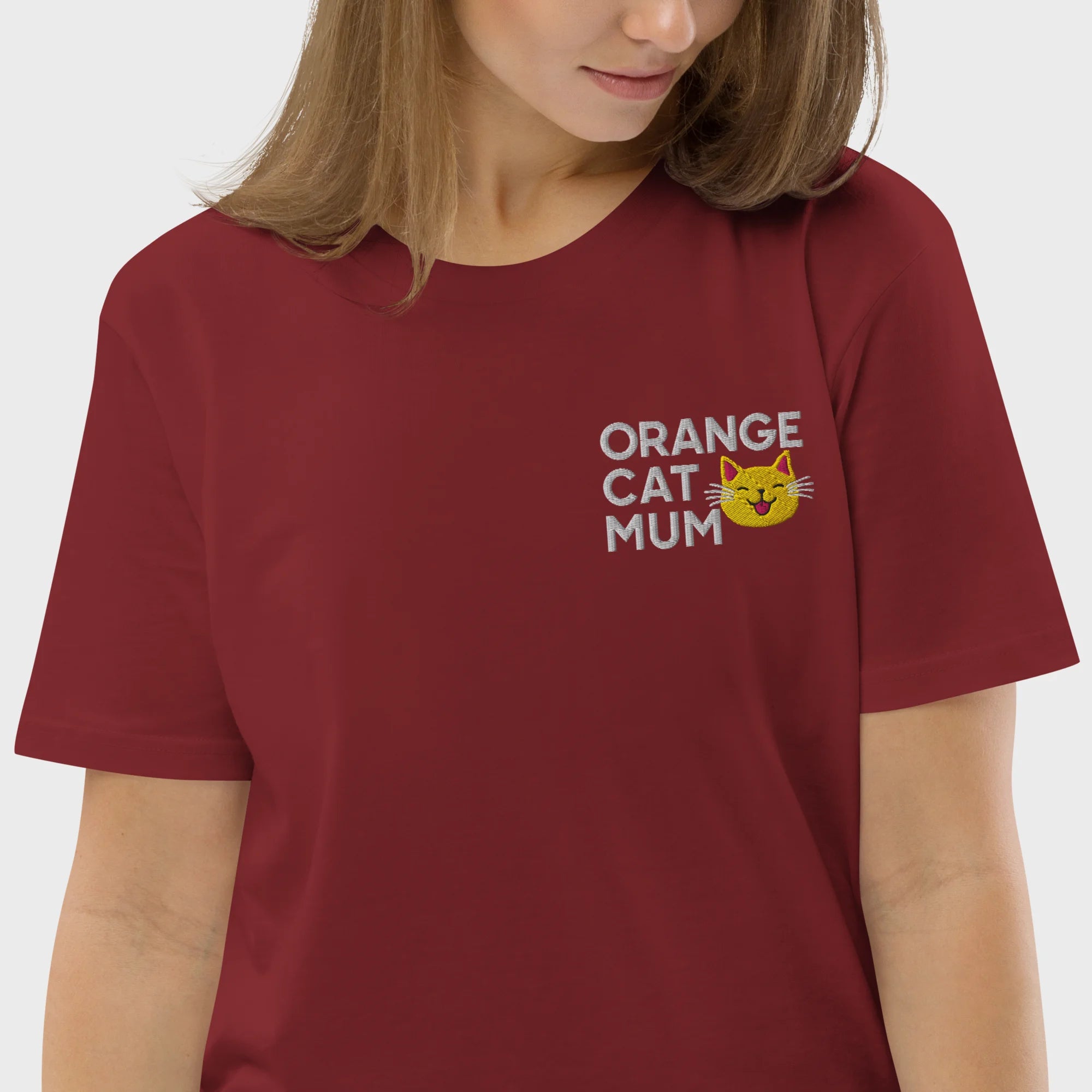 Orange Cat Mum | Bio Premium Shirt
