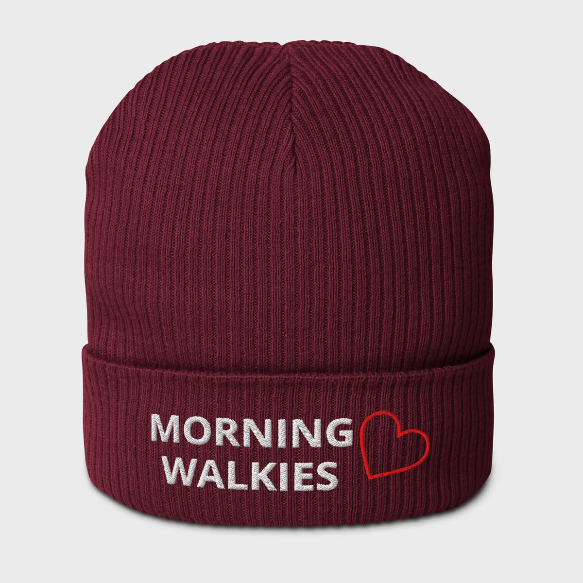 Morning Walkies | Gerippte Bio-Beanie