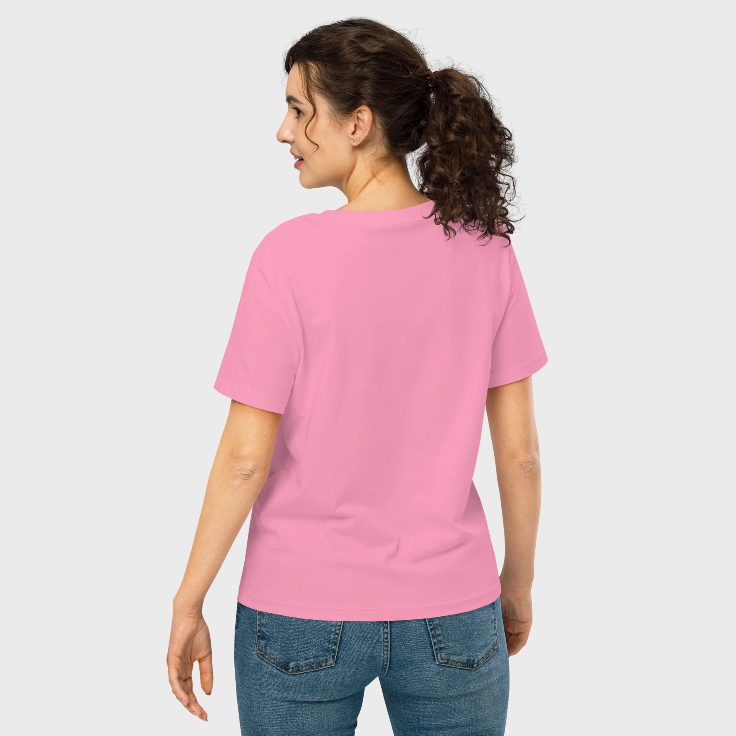 mir doch MIAU | Bio Premium Damenshirt mit Rippkragen