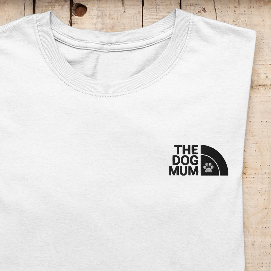 THE DOG MUM | Airlume-Baumwoll T-Shirt Damen