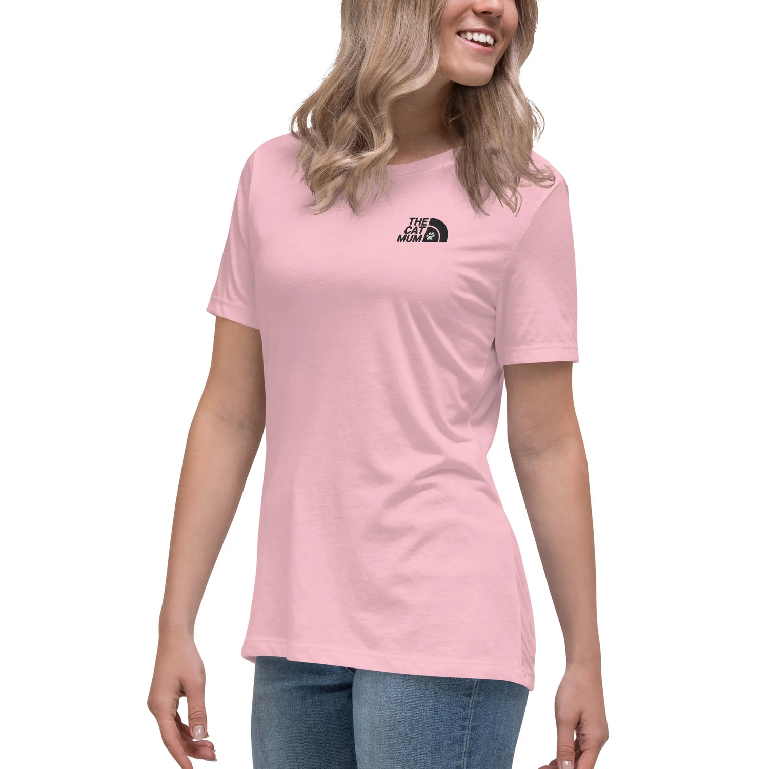 THE CAT MUM | Airlume-Baumwoll T-Shirt Damen