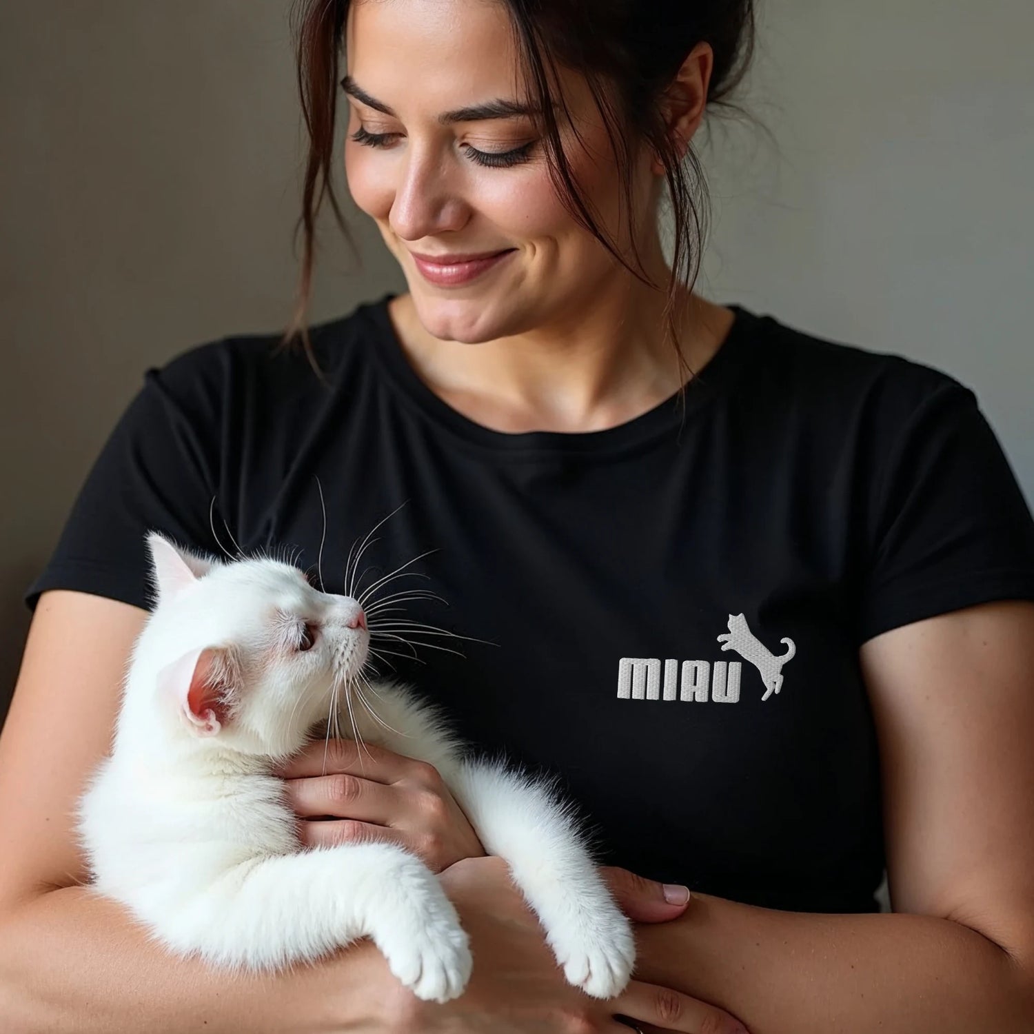 MIAU | Airlume-Baumwoll T-Shirt Damen