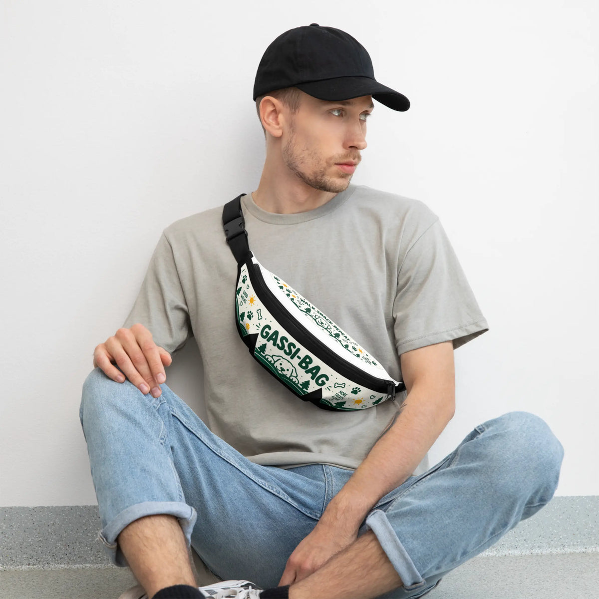 Gassi-Bag | Bedruckte Gürteltasche