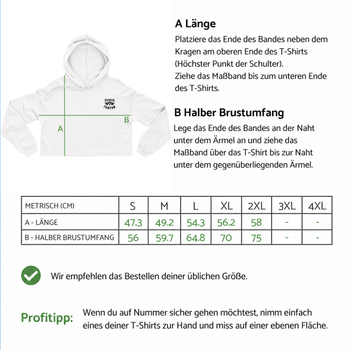 mir doch MIAU | Crop-Hoodie mit Kapuze