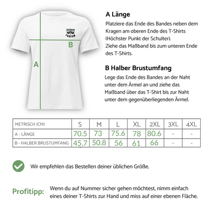 mir doch MIAU | Baumwoll-T-Shirt mit V-Ausschnitt