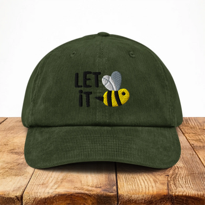 LET IT BEE | Baumwoll-Cord-Cap