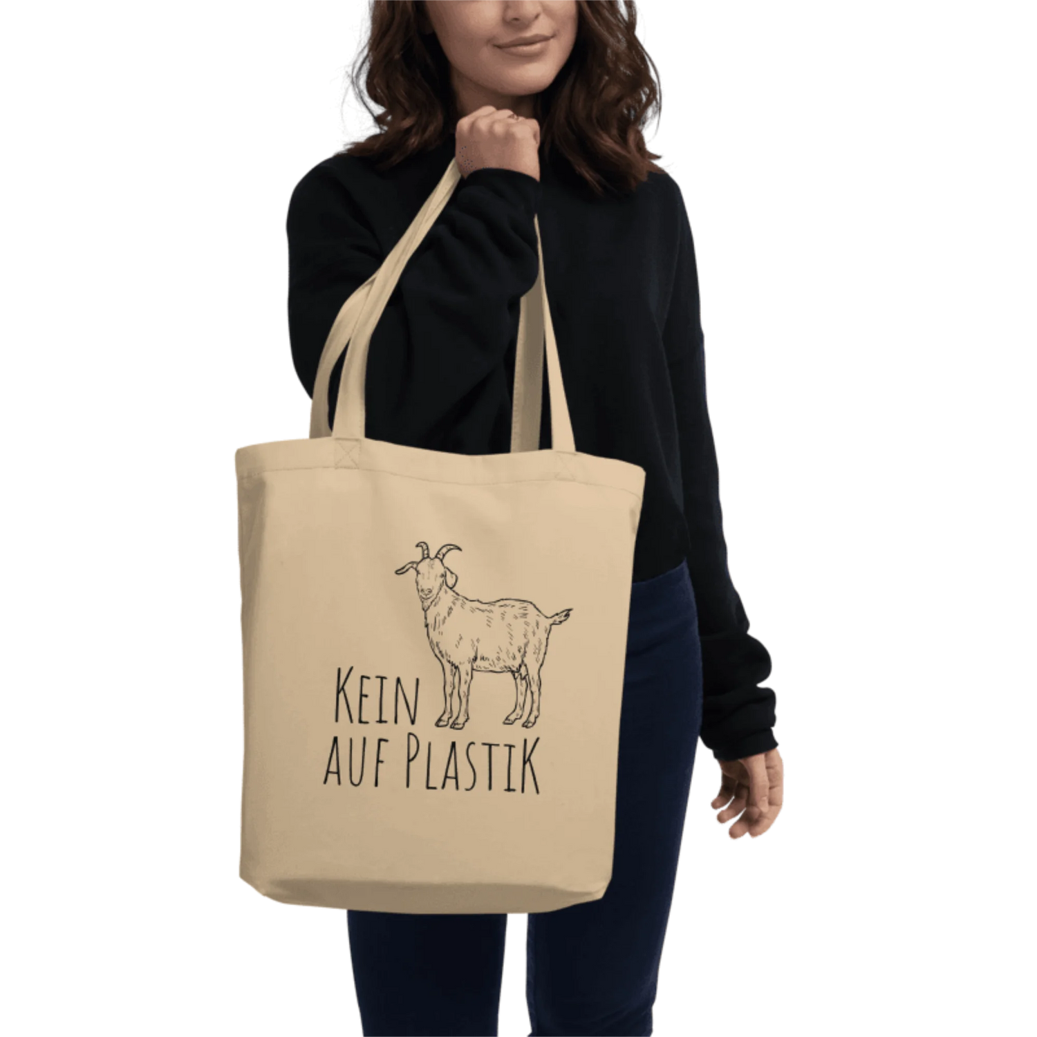 Kein Bock auf Plastik | Bio-Baumwolltasche
