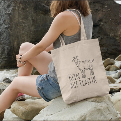 Kein Bock auf Plastik | Bio-Baumwolltasche