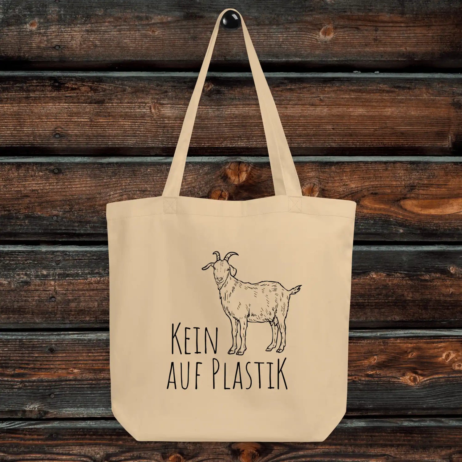 Kein Bock auf Plastik | Bio-Baumwolltasche