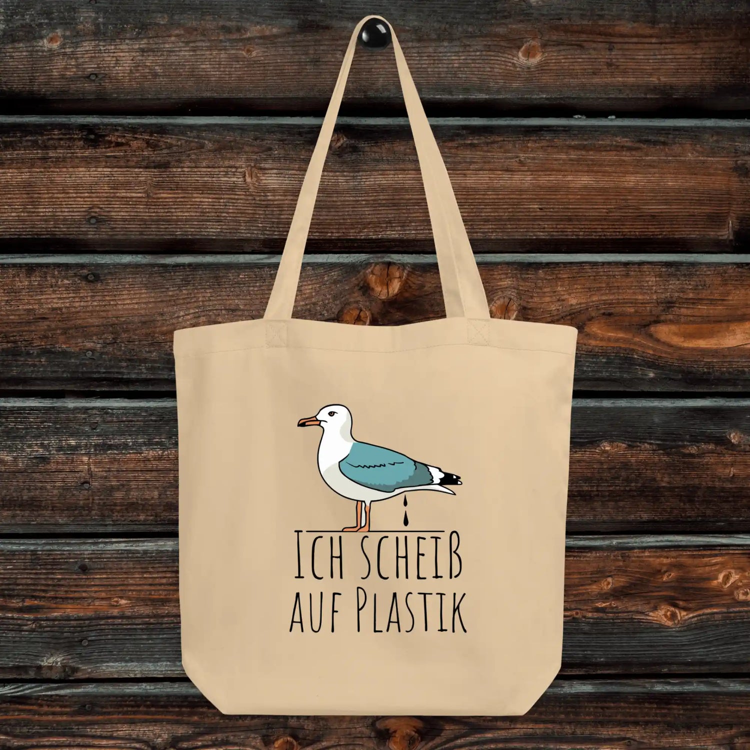ICH SCHEISS AUF PLASTIK | Bio-Baumwolltasche