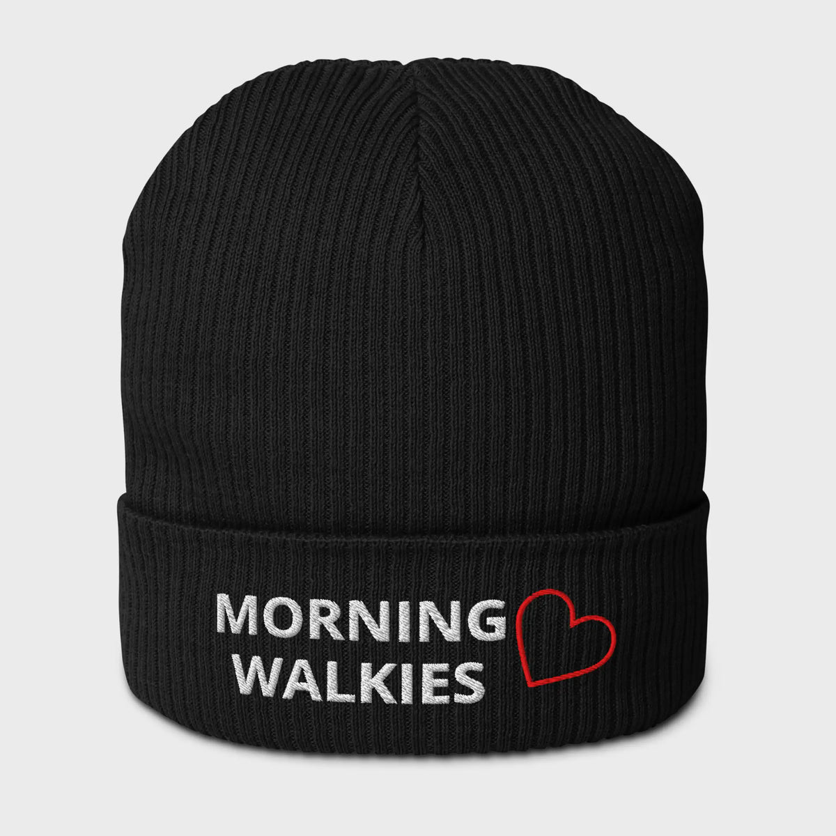 Morning Walkies | Gerippte Bio-Beanie