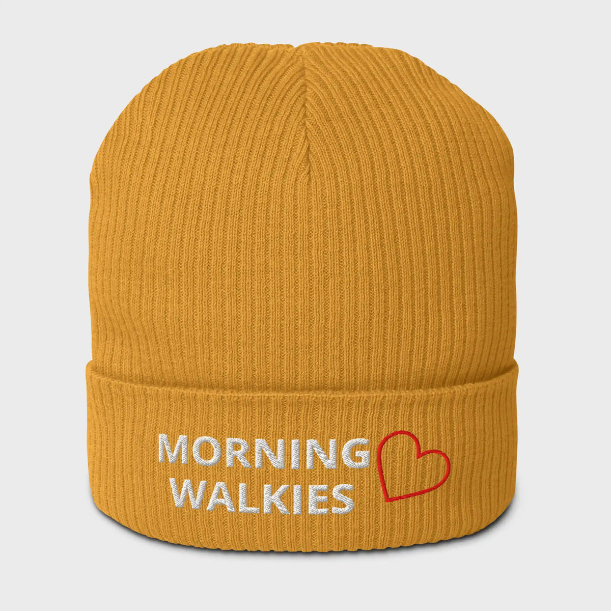 Morning Walkies | Gerippte Bio-Beanie