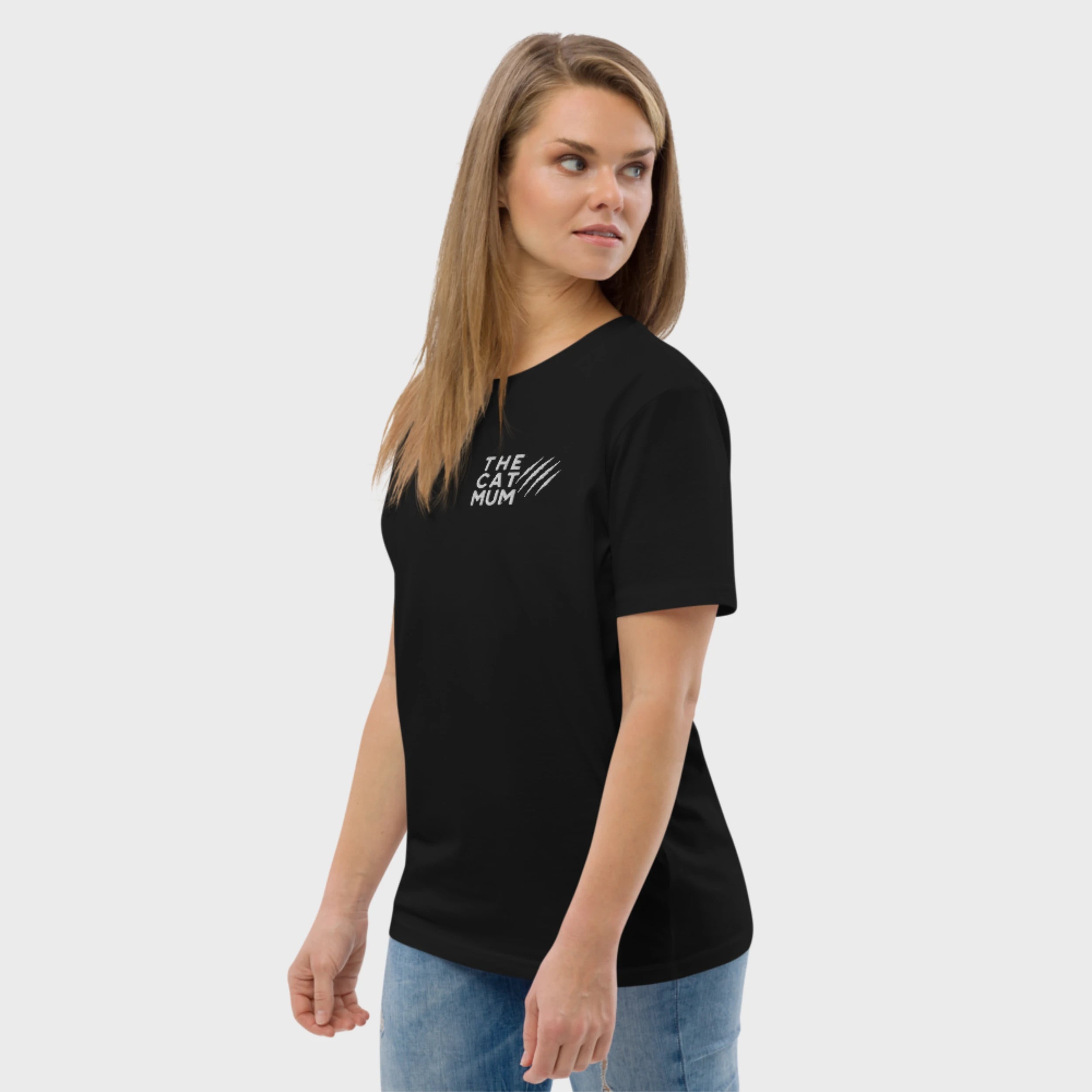 The Cat Mum_Kratzer | Bio Premium T-Shirt