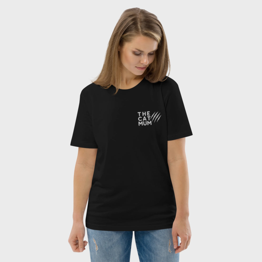 The Cat Mum_Kratzer | Bio Premium T-Shirt
