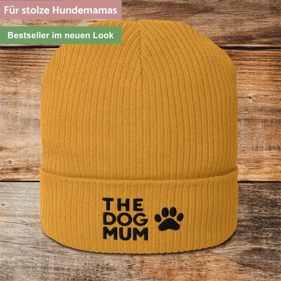 The Dog Mum NEU | Bio Baumwoll-Beanie