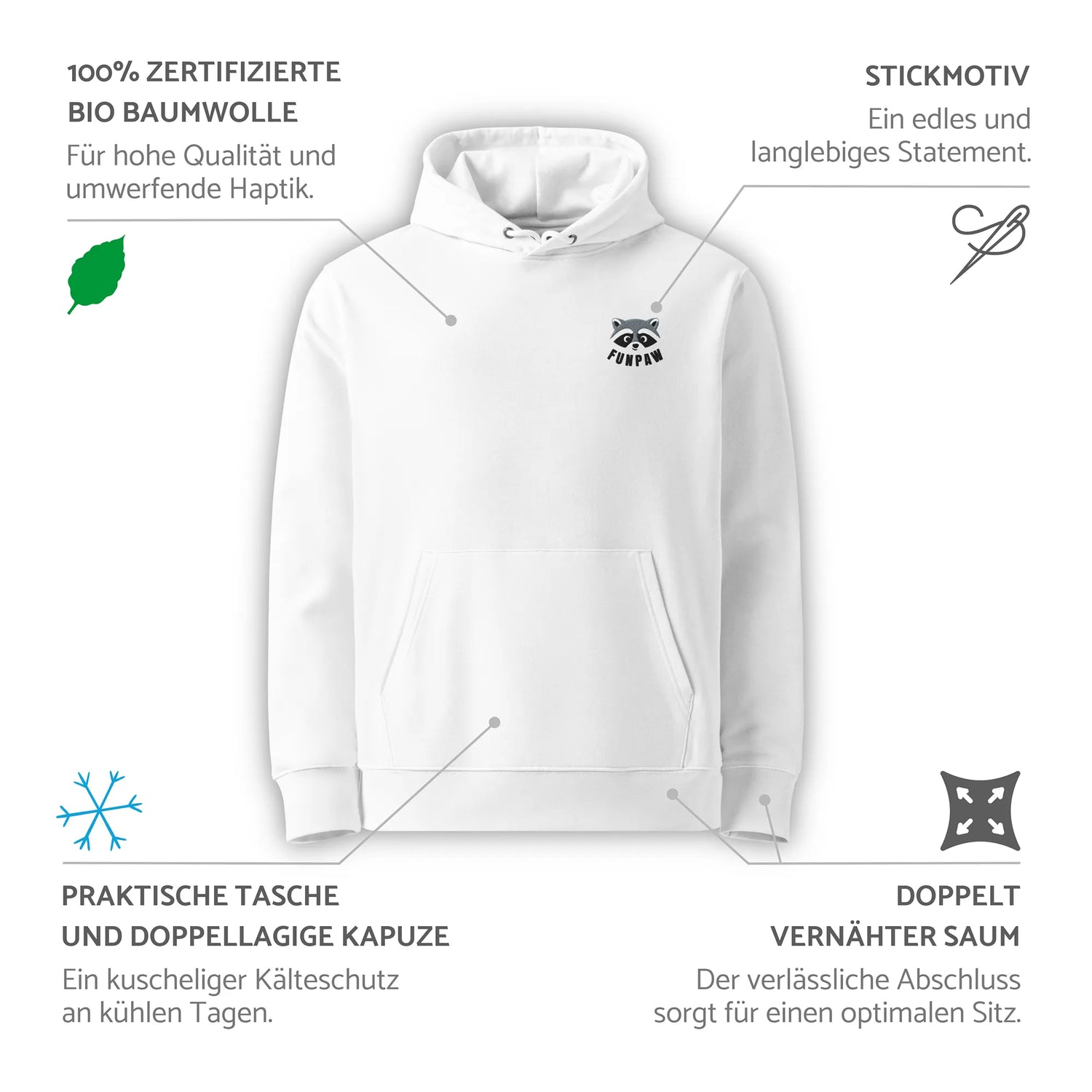The Dog Mum NEU | Bio Baumwoll-Hoodie
