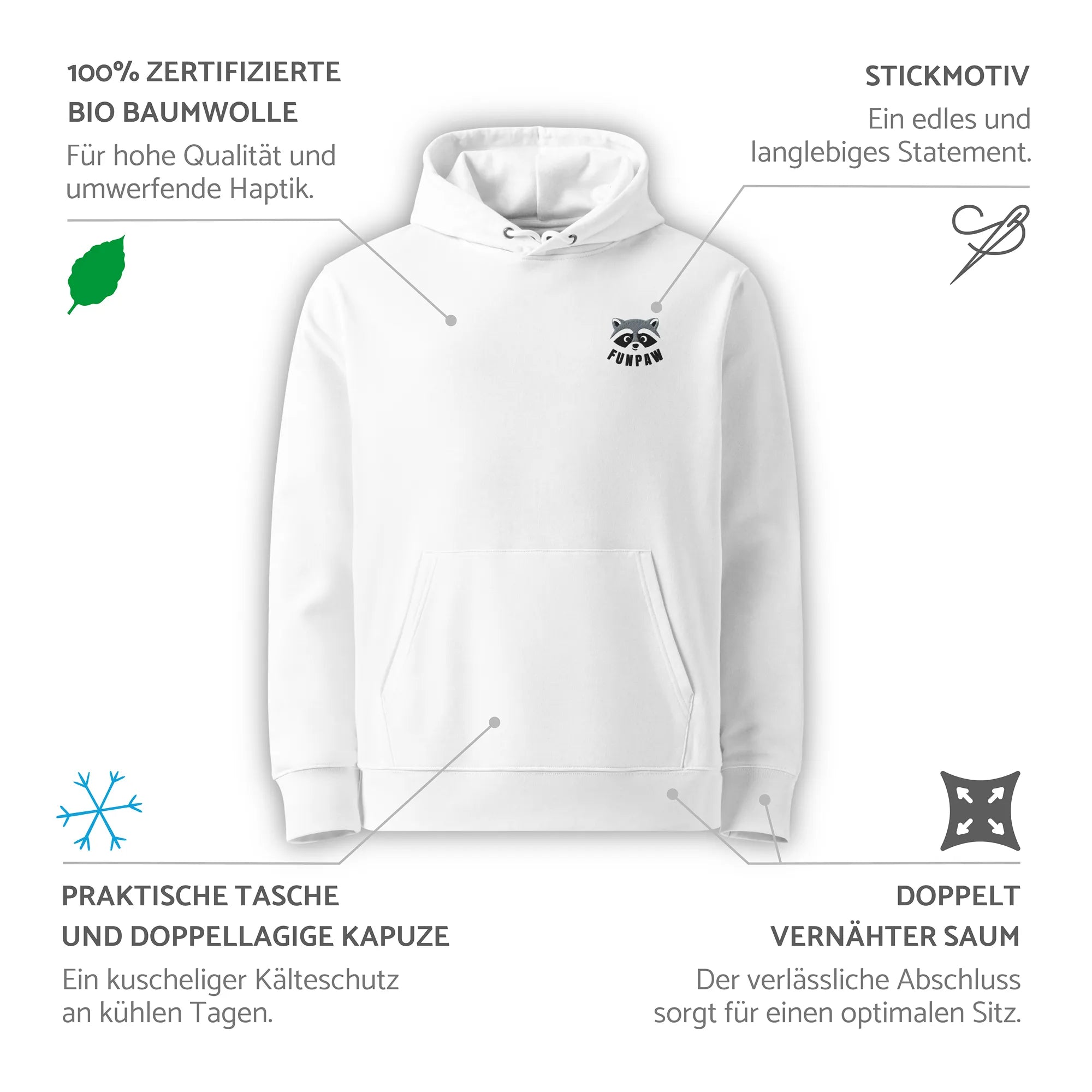The Dog Mum NEU | Bio Baumwoll-Hoodie