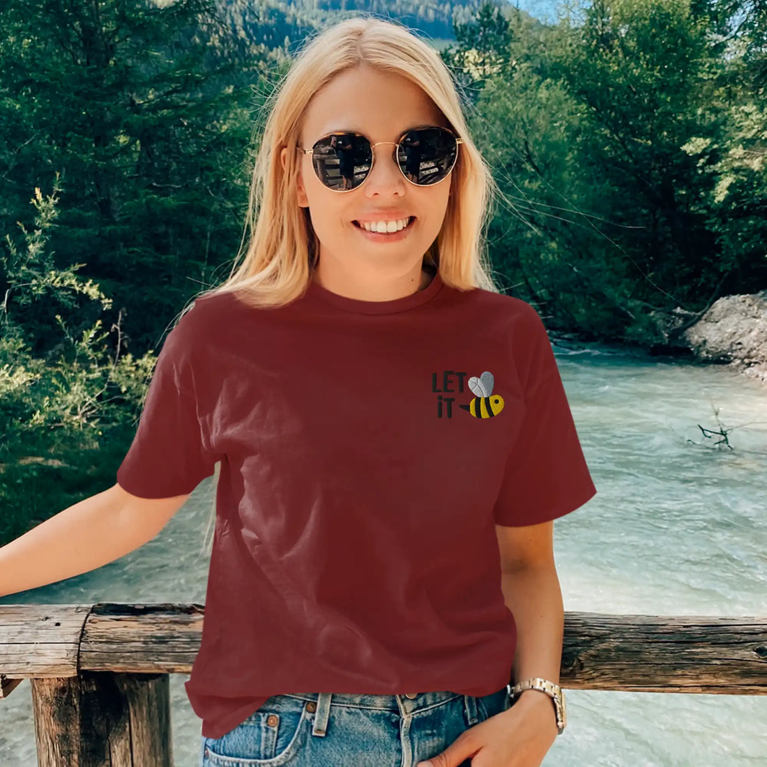 LET IT BEE  I Bio Premium T-Shirt Unisex