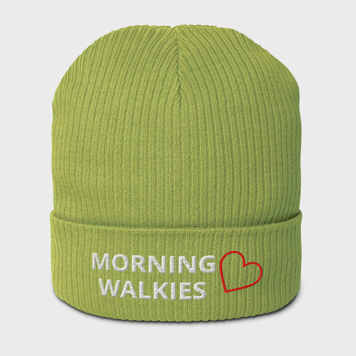 Morning Walkies | Gerippte Bio-Beanie