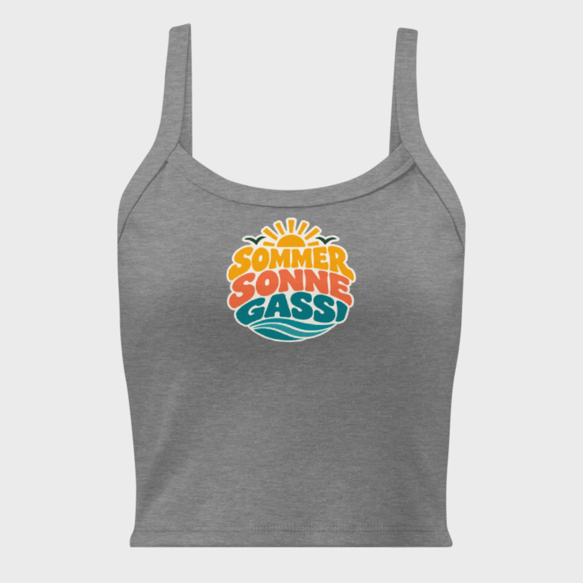 Sommer, Sonne, Gassi | Damen Tanktop mit Rippstruktur