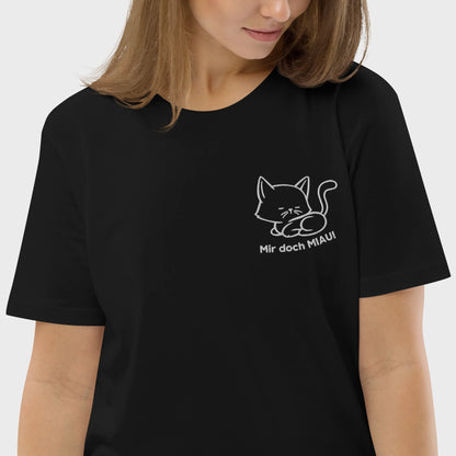 mir doch MIAU | Unisex-Bio-Baumwoll-T-Shirt