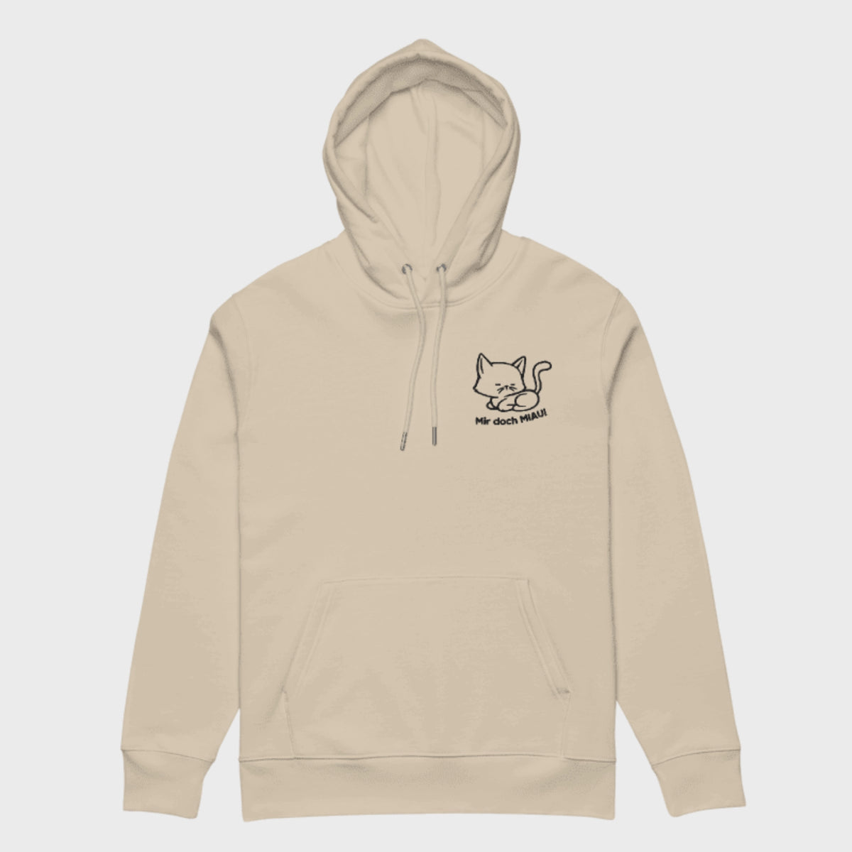 Mir Doch MIAU | Bio Premium Unisex Hoodie