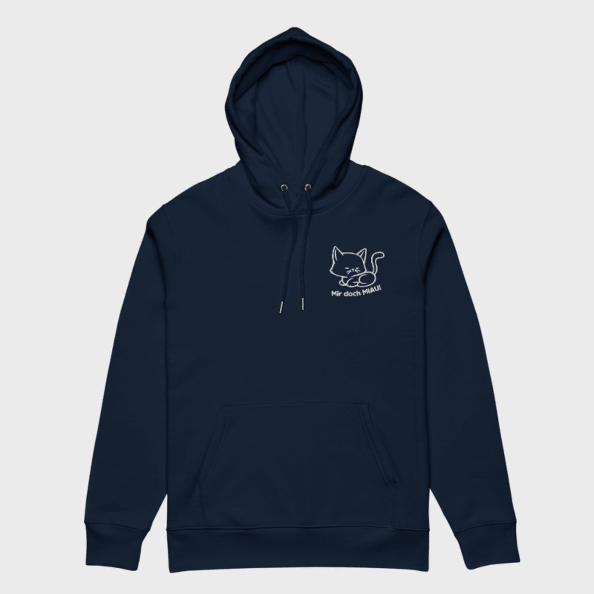 Mir Doch MIAU | Bio Premium Unisex Hoodie
