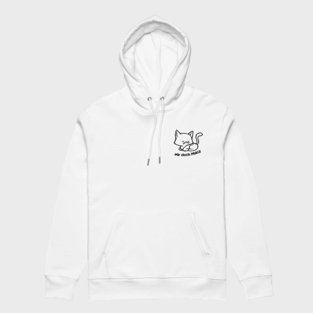 Mir Doch MIAU | Bio Premium Unisex Hoodie