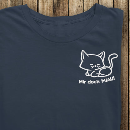 mir doch MIAU | Unisex-Bio-Baumwoll-T-Shirt