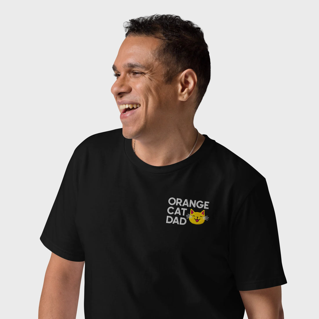 Orange Cat Dad | Bio Premium T-Shirt Unisex