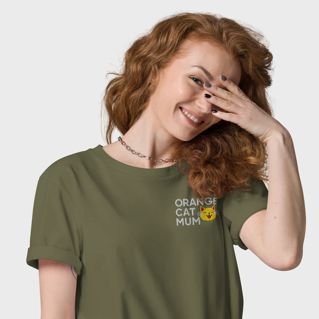 Orange Cat Mum | Bio Premium Shirt