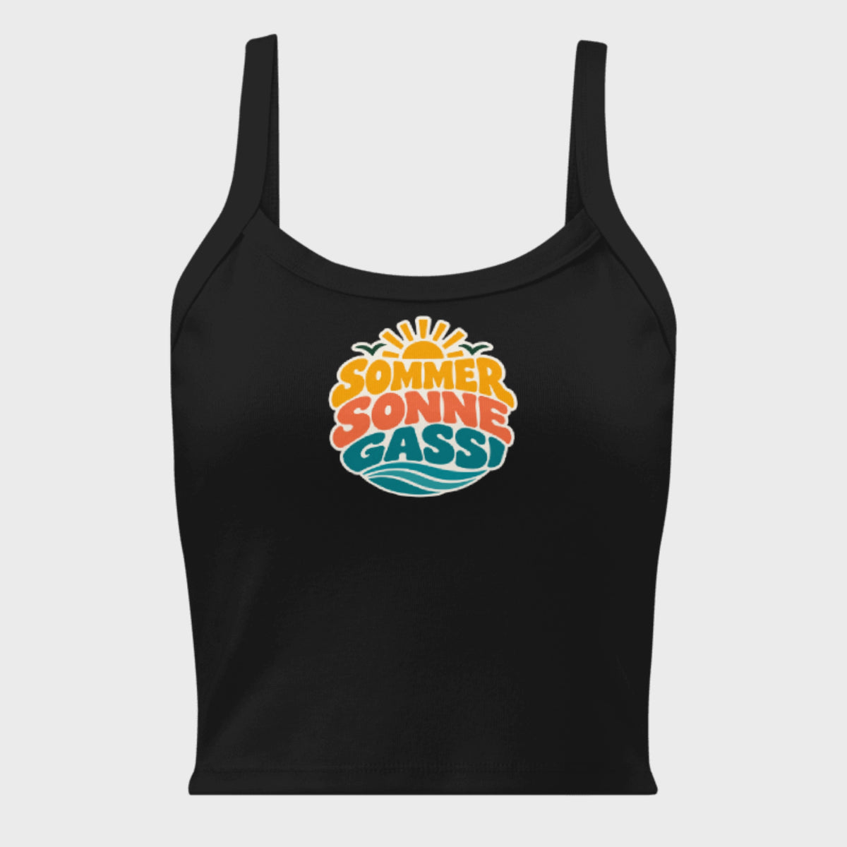 Sommer, Sonne, Gassi | Damen Tanktop mit Rippstruktur