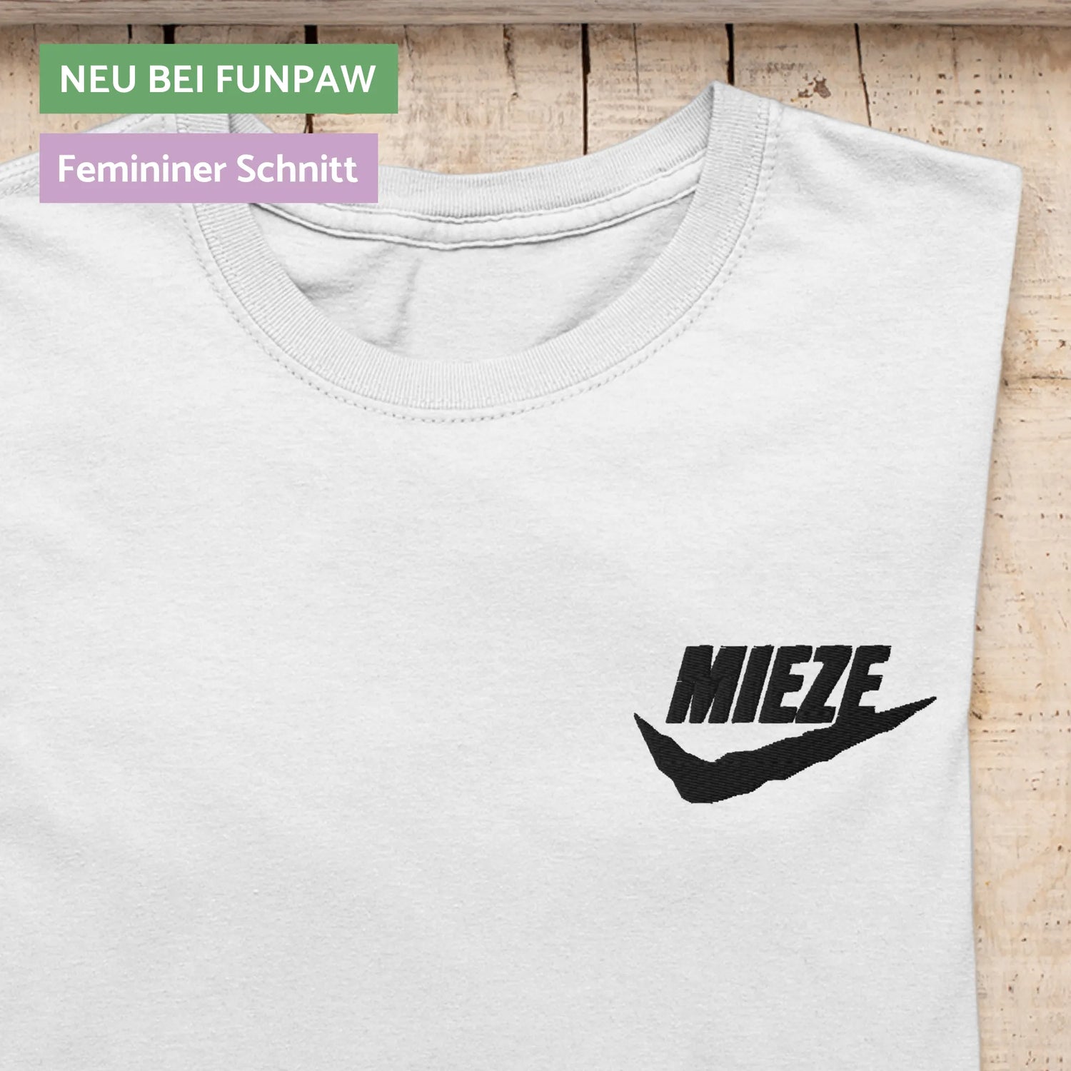 MIEZE | Airlume Baumwoll T-Shirt Damen