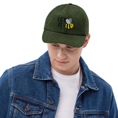 LET IT BEE | Baumwoll-Cord-Cap