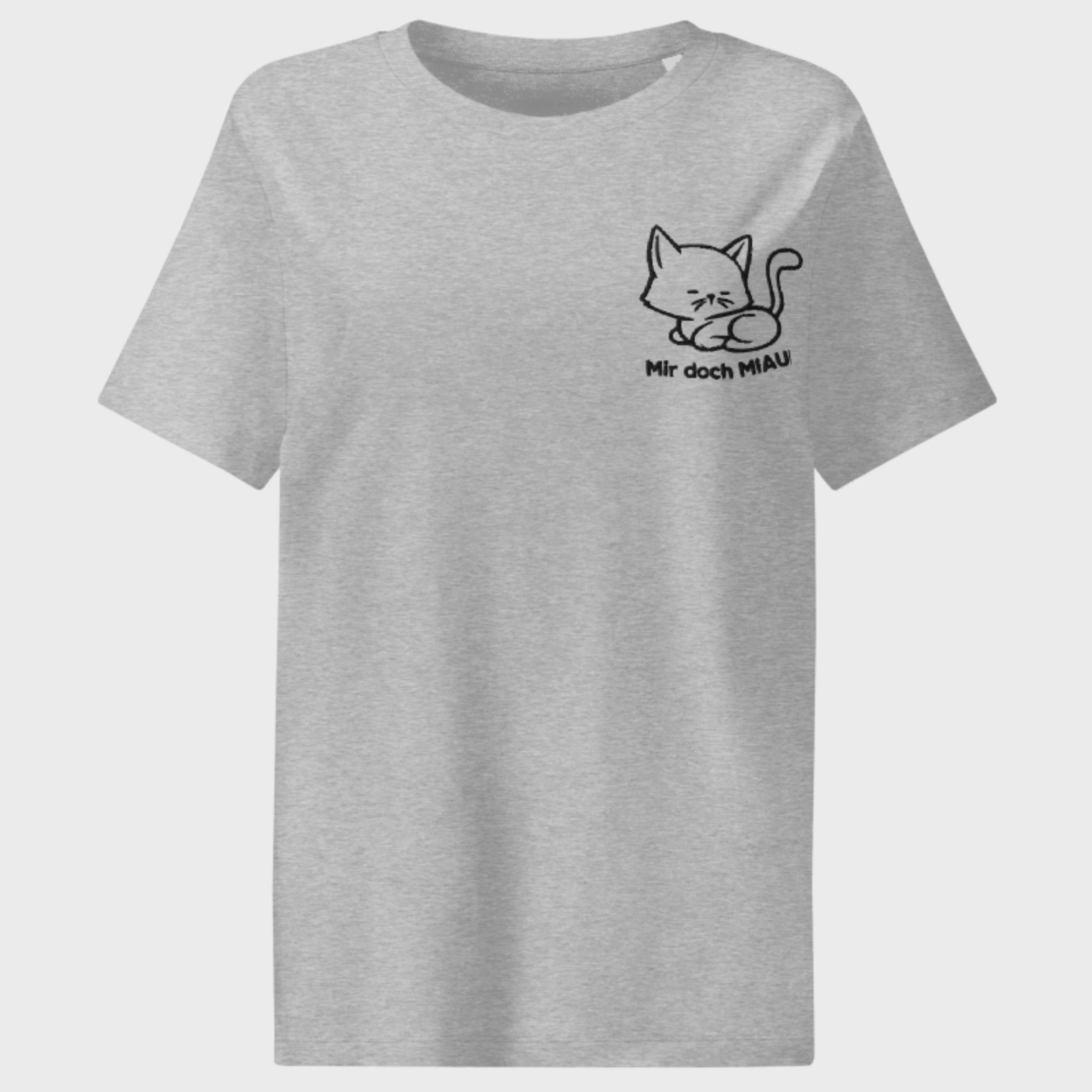 mir doch MIAU | Bio Premium Damenshirt mit Rippkragen