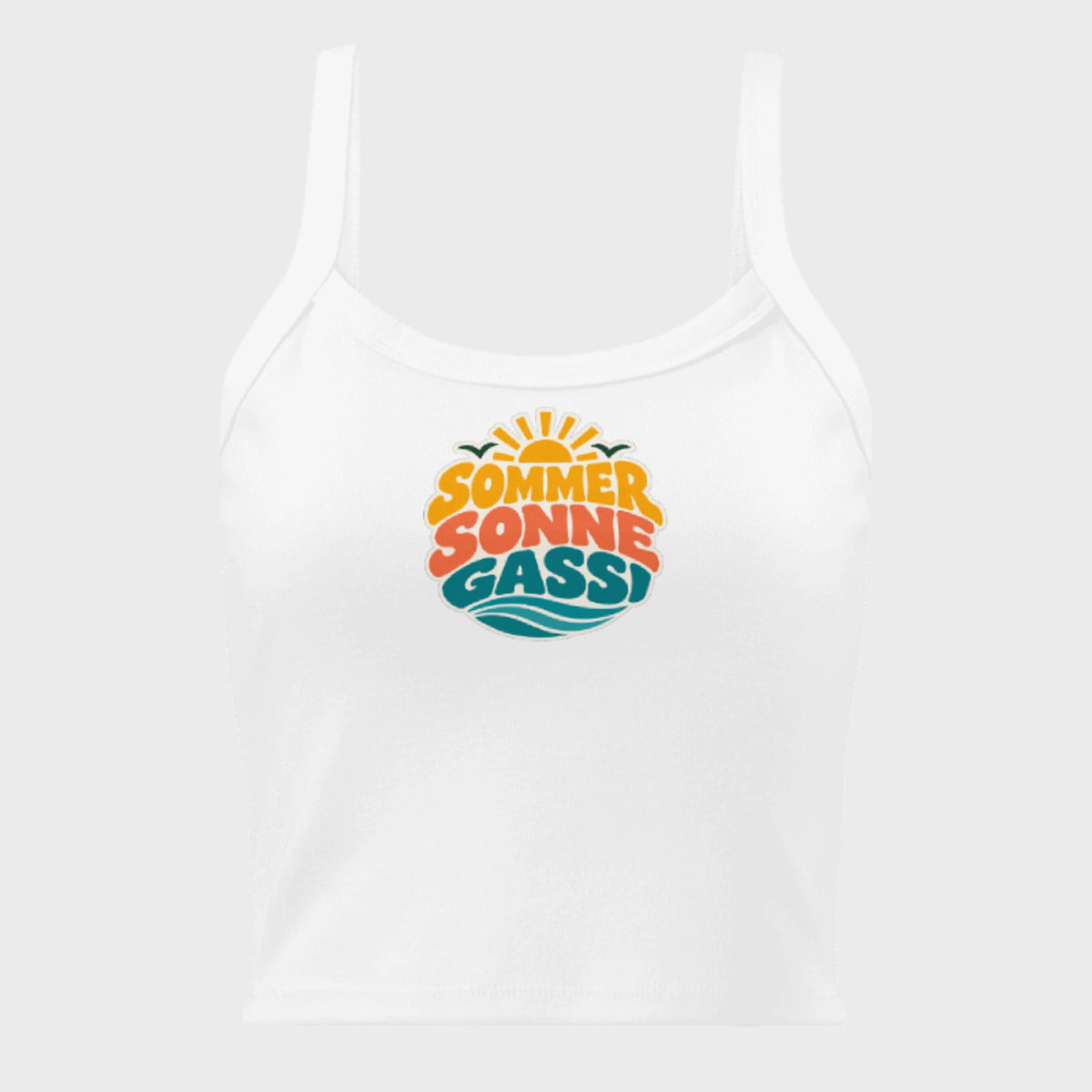Sommer, Sonne, Gassi | Damen Tanktop mit Rippstruktur